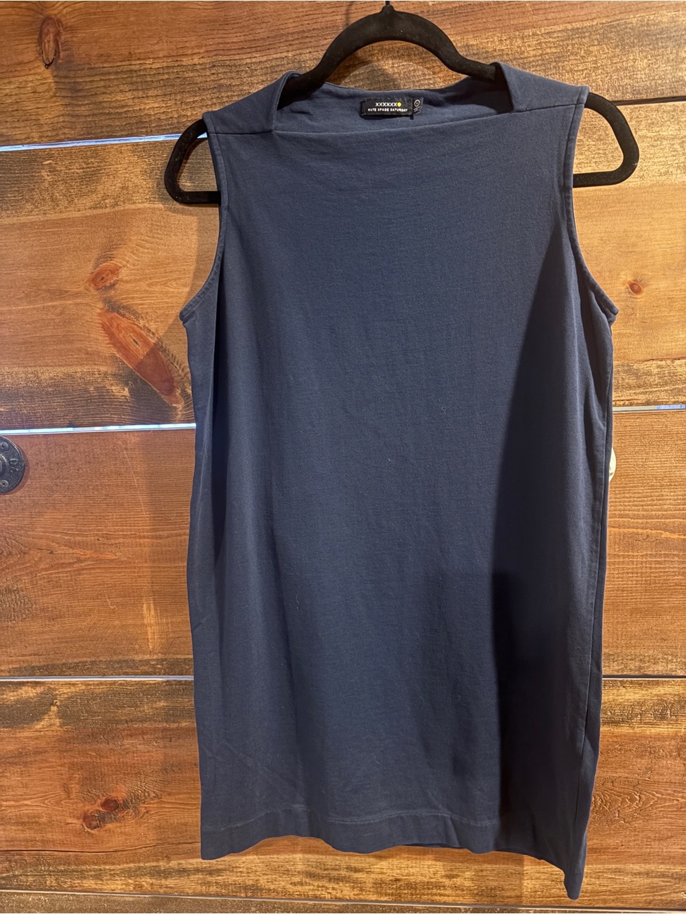 Kate Spade Saturday Sleeveless Navy Sheath TShirt Dress